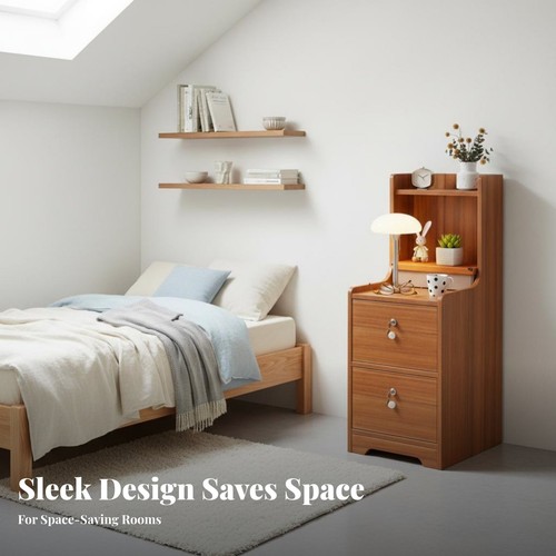 Narrow bedside locker - narrow,