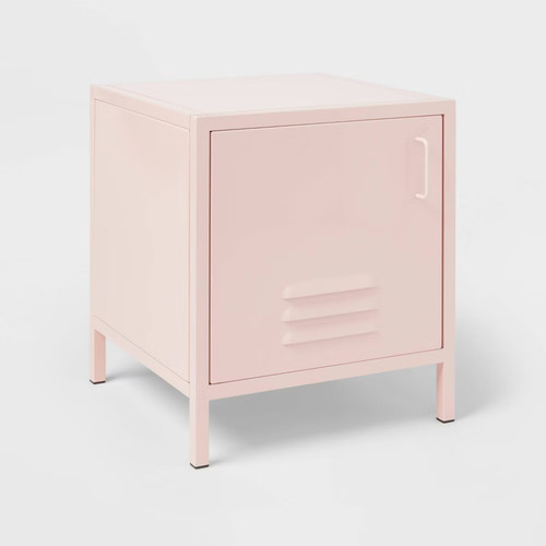Pink metal locker kids - pink, kids'