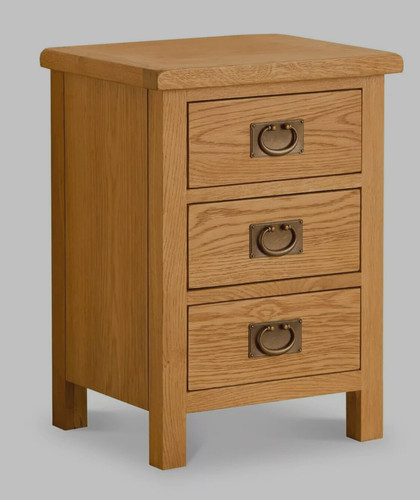 Oak bedside table unit - oak, –