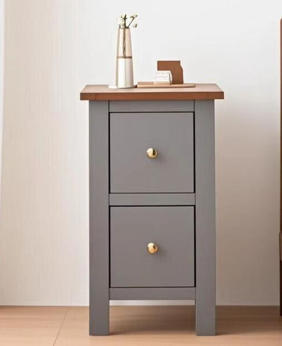 Small grey bedside - /, nightstand