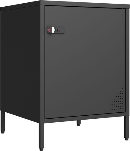 Metal nightstand single door - metal,