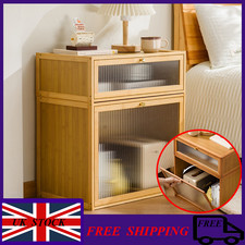 Bamboo Bedside Table Side