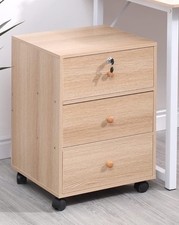 oak filing cabinet 3 Draws
