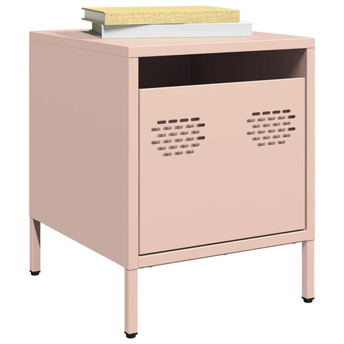 Walplus steel pink bedside - walplus,
