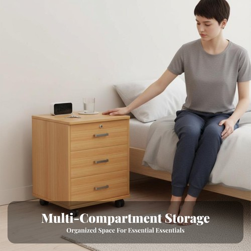 Lockable nightstand 360 - lockable,