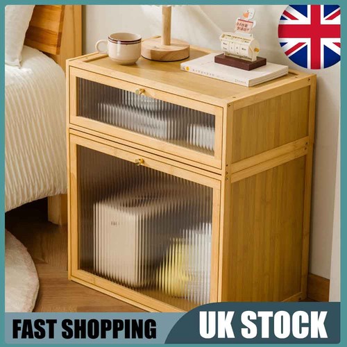 Bamboo bedside table - bamboo,